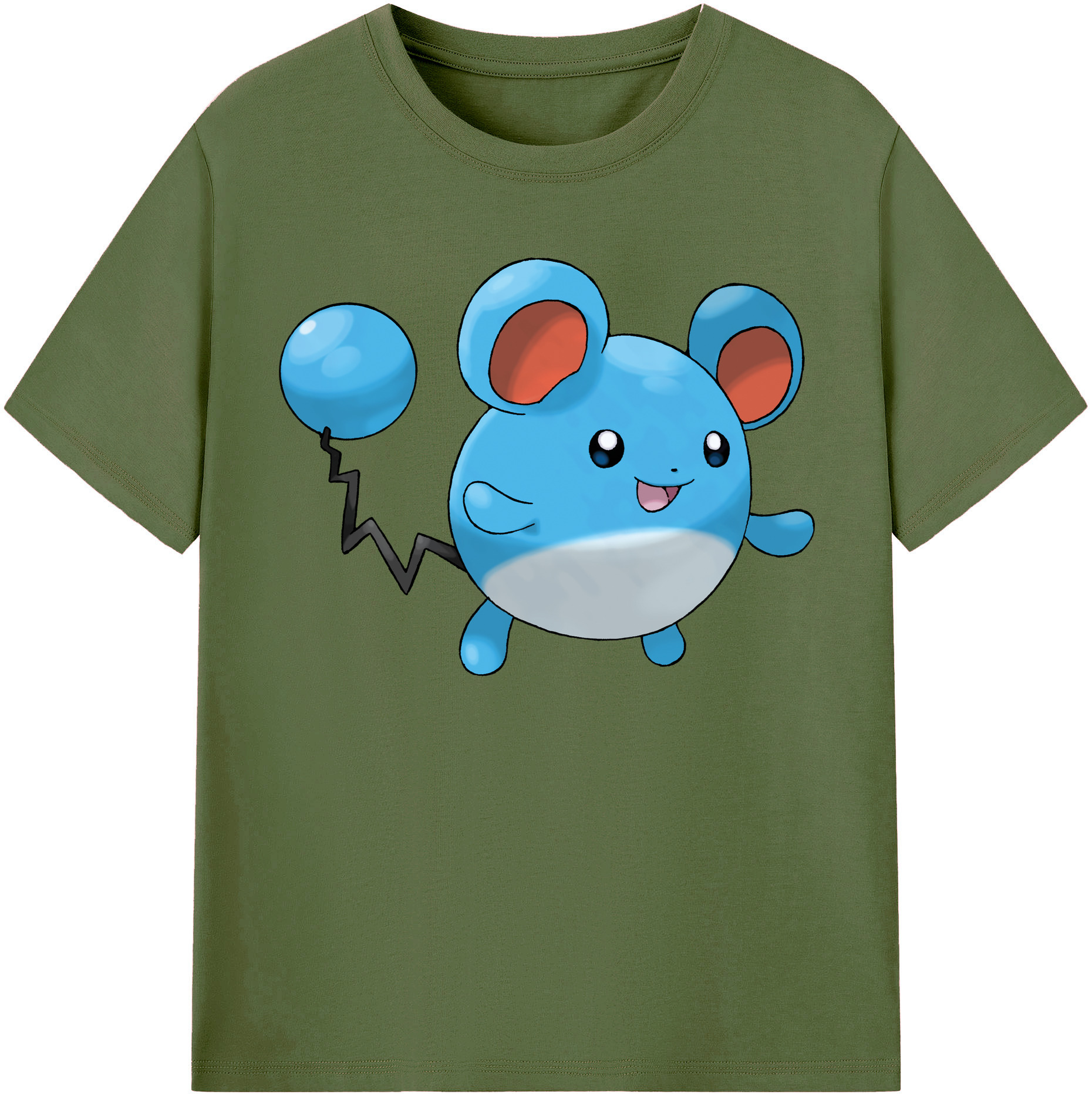（画像用） ポケットモンスター Pokémon 綿100％半袖Tシャツ（フロントプリント）